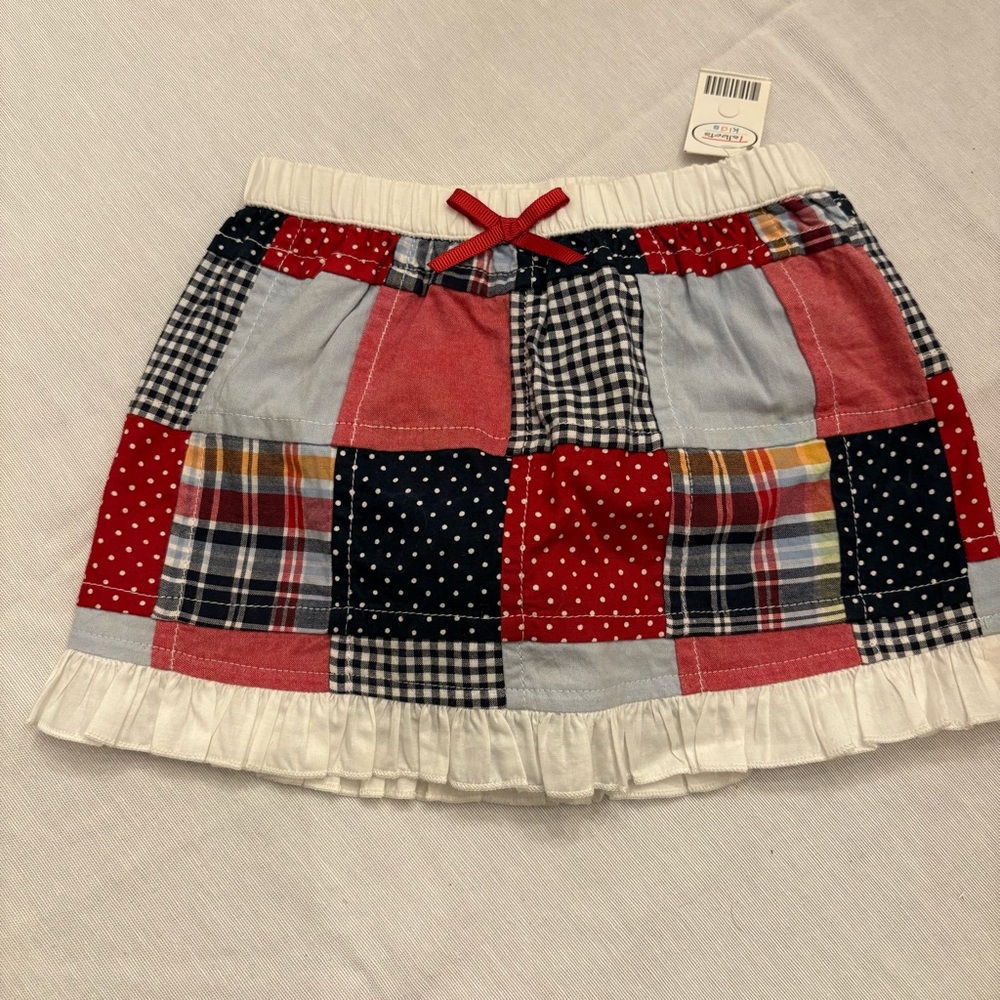 Talbots Kids Red Polka Dot Skirt